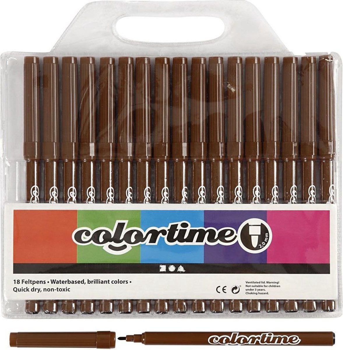 Brown Marker, 18.