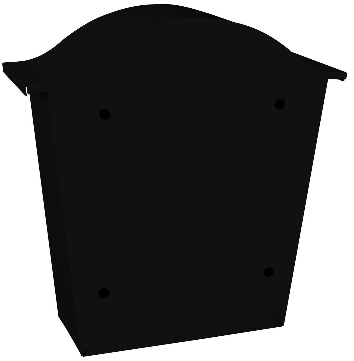 V-Teil - Wandbriefkasten Tatifan - verzinkter Stahl pulverbeschichtet - schwarz - Briefkasten