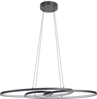 Eglo Gianella Hängelampe - LED - Aluminium|Stahl|Kunststoff - Schwarz|Weiß
