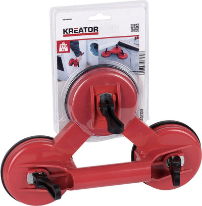 Kreator - Saugnapf dreifach - Fliesensauger - Glasauflage - 130 kg