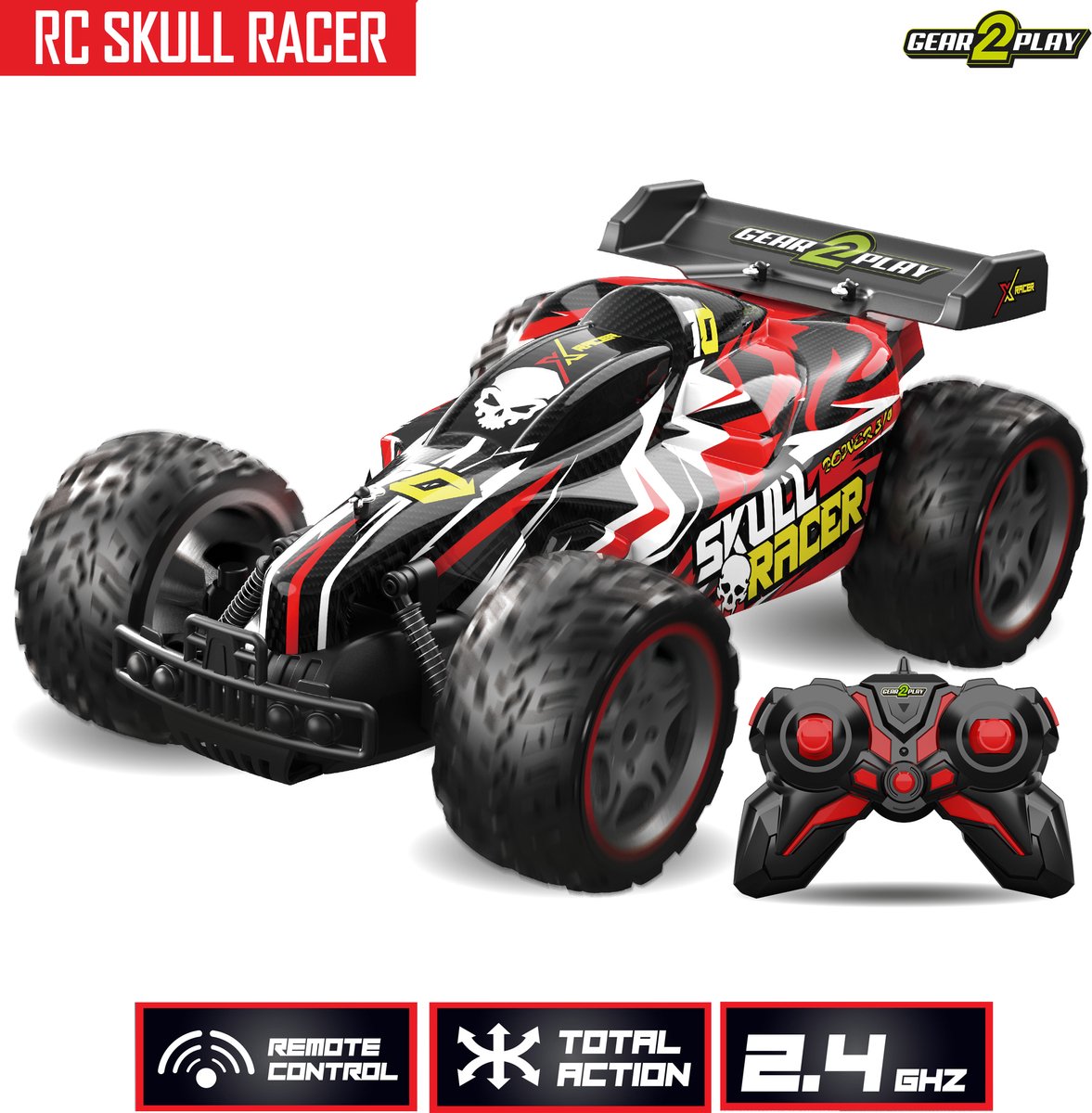 Spectron RC Skull Racer gesteuertes Auto 1:10
