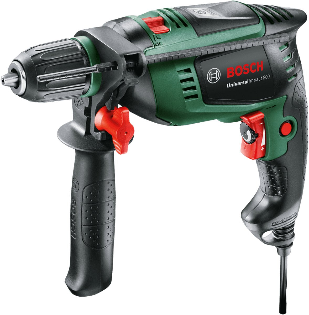 Bosch grüner Universalimpact 800 Schlagbohrschrauber im Koffer – 800 W – 0603131100