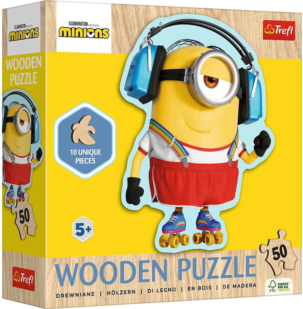 Trefl Holzpuzzle Schergen 50 Teile – Ich – Einfach unverbesserlich 4 fsc.