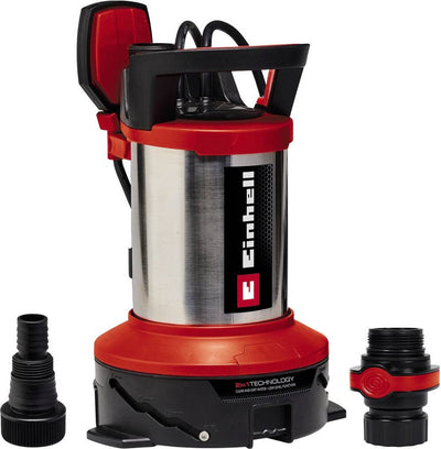 Einhell elektrische Schmutzwasserpumpe GE-DP 7535 N LL Eco - 750 W - 18500 L·H - Schmutz bis ø35 mm - Ansaugung bis 1 mm - einstellbar für schmutziges und sauberes Wasser - stufenlos einstellbarer Schwimmerschalter