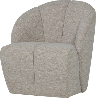 Woood Mojo Drehsessel - Bouclé - Ecru Melange - 75x68x77