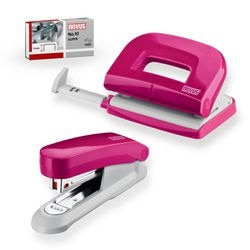 Hefter und Locher Novus 020-1875 Kunststoff, Metall rosa