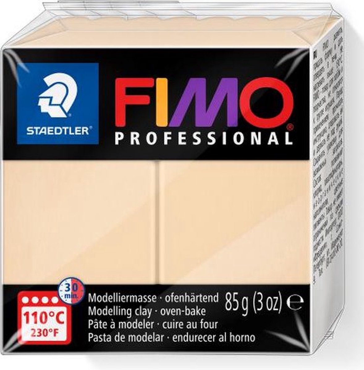 Fimo professional - ofenhärtende, professionelle Modelliermasse - Farbe Champagner