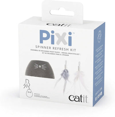 Catit Cait – Spielzeug für Tiere – Katze – Ca Pixi Spinner Refresh Kit 8,5 x 8,5 x 4,5 cm, verschiedene Farben – 1 Stück