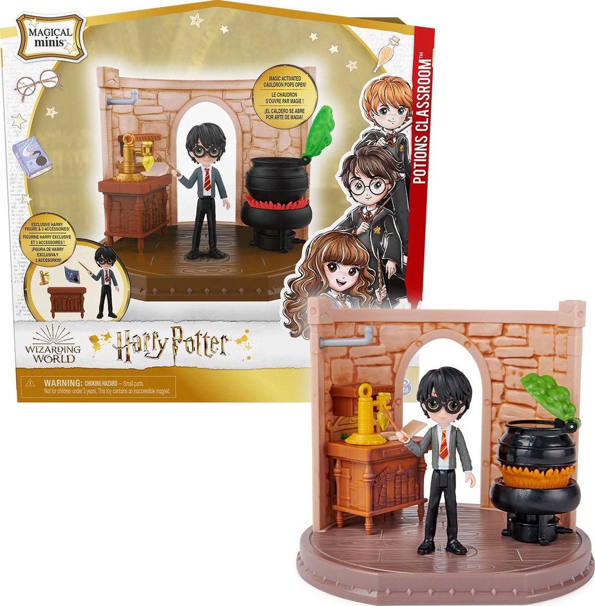 Spin -Meister -Zaubererwelt: Harry Potter Magical Minis Poti