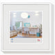 Walther New Lifestyle - Kunststoffrahmen - Fotogröße 30x30 cm - weiß