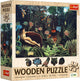 Trefl Holzpuzzle Art Henri Rousseau 200-teiliges Puzzle.
