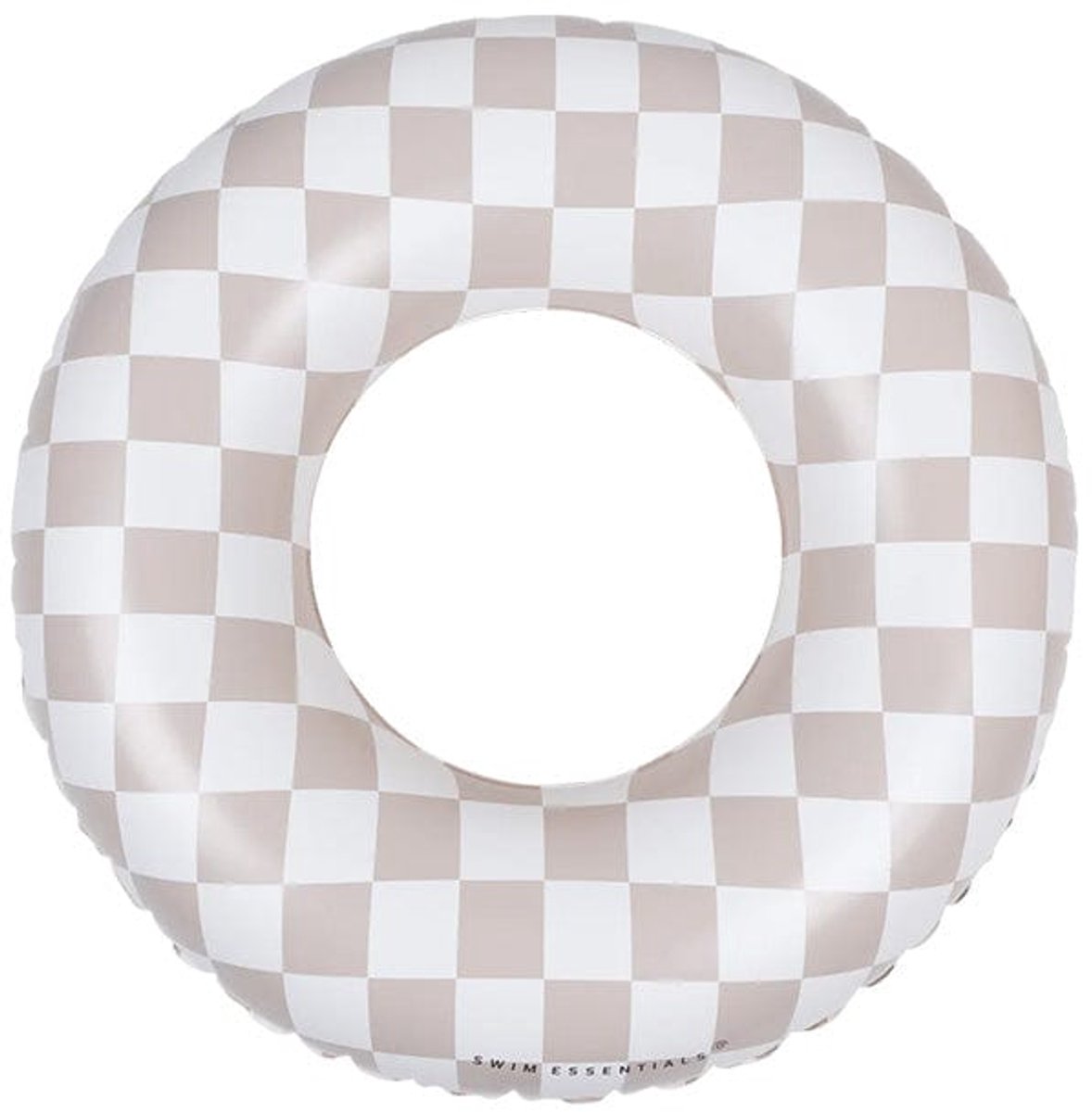 Checkmatt beige Schwimmband Ø 55 cm