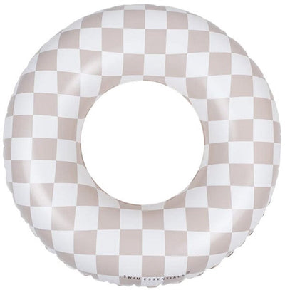 Checkmatt beige Schwimmband Ø 55 cm
