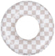 Checkmatt beige Schwimmband Ø 55 cm
