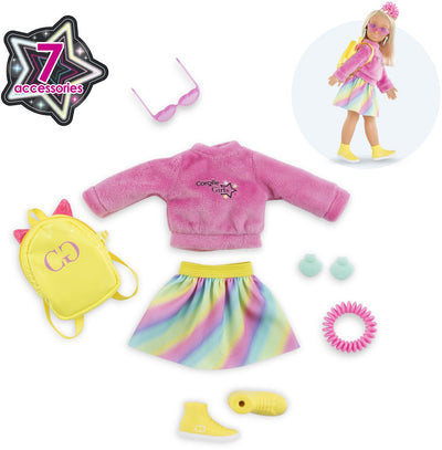 Corolle Girls - Puppenkleidung Fluo Set Ankleidezimmer