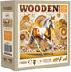 Holzstadt wood.city Holzpuzzle elegantes Pferd - Tierpuzzle 500 Teile.