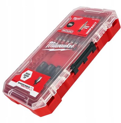 Imp Milwaukee Zubehör Shockwave Act Duty Schraubenbit-Set 35-teilig – 4932492003