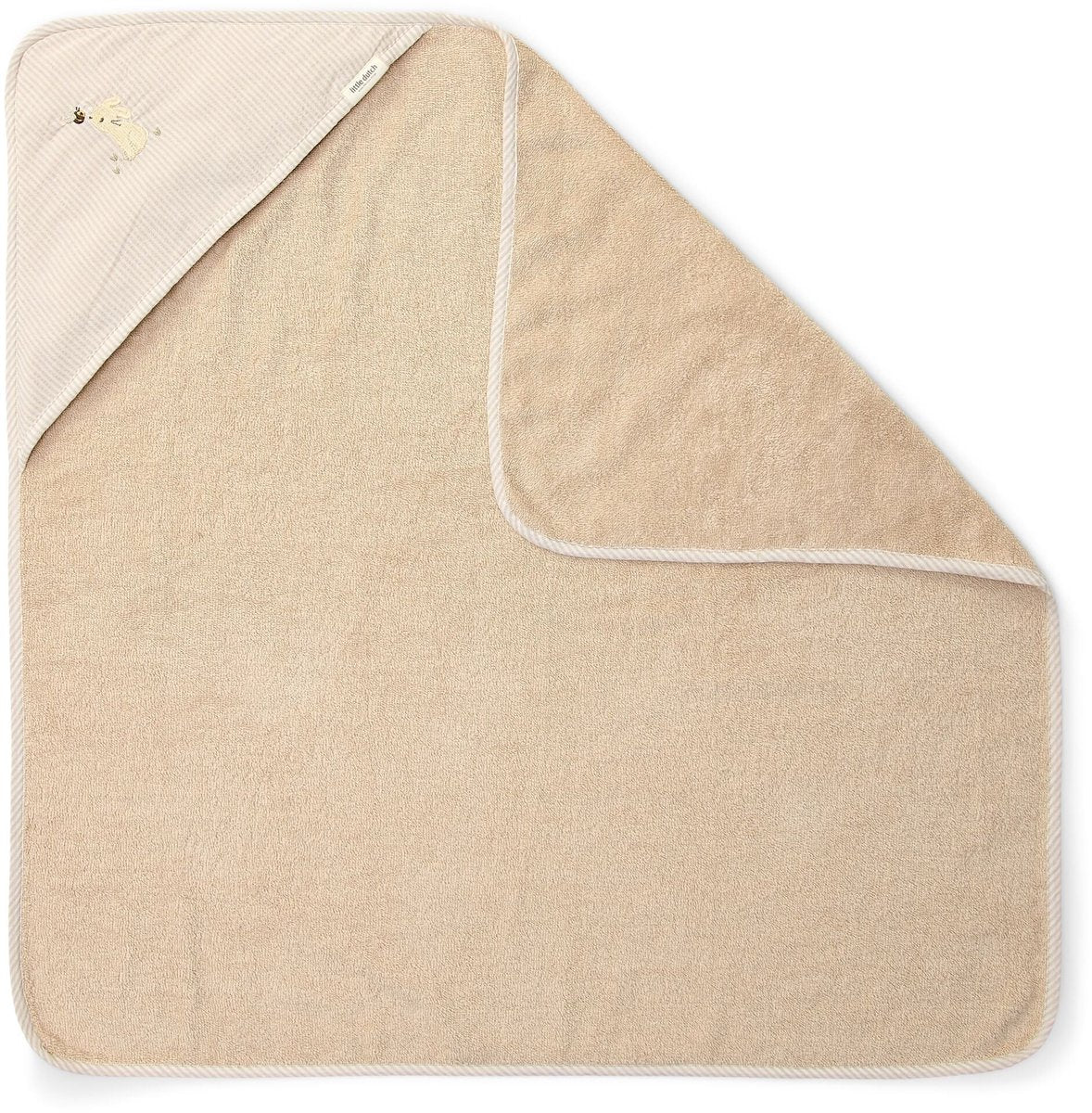 Kleiner holländischer Badeumhang – Beige – 75 x 75 – Neugeborene Naturals – Babyhase