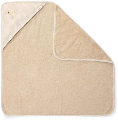 Kleiner holländischer Badeumhang – Beige – 75 x 75 – Neugeborene Naturals – Babyhase