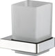 Plieger Altea Glashalter – Badezimmer-Getränkehalter – Wandmontage – gebürstetes Chrom
