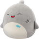 Squishmallows – Gordon – Grauer Hai mit glücklichen Augen – 40 cm Plüsch