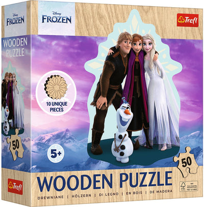 Trefl Holzpuzzle „Die Eiskönigin“ – Disney Frozen 2 – 50 Teile – FSC-Mix.