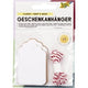 Etiketten aus Foliapapier braun, weiß