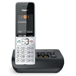 Gigaset DECT-Telefon S30852-H3023-B101 Gigaset Comfort Silber, Schwarz