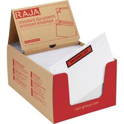 Packliste Umschläge Raja PCL16 165 mm Polyethylen, Silikonpapier