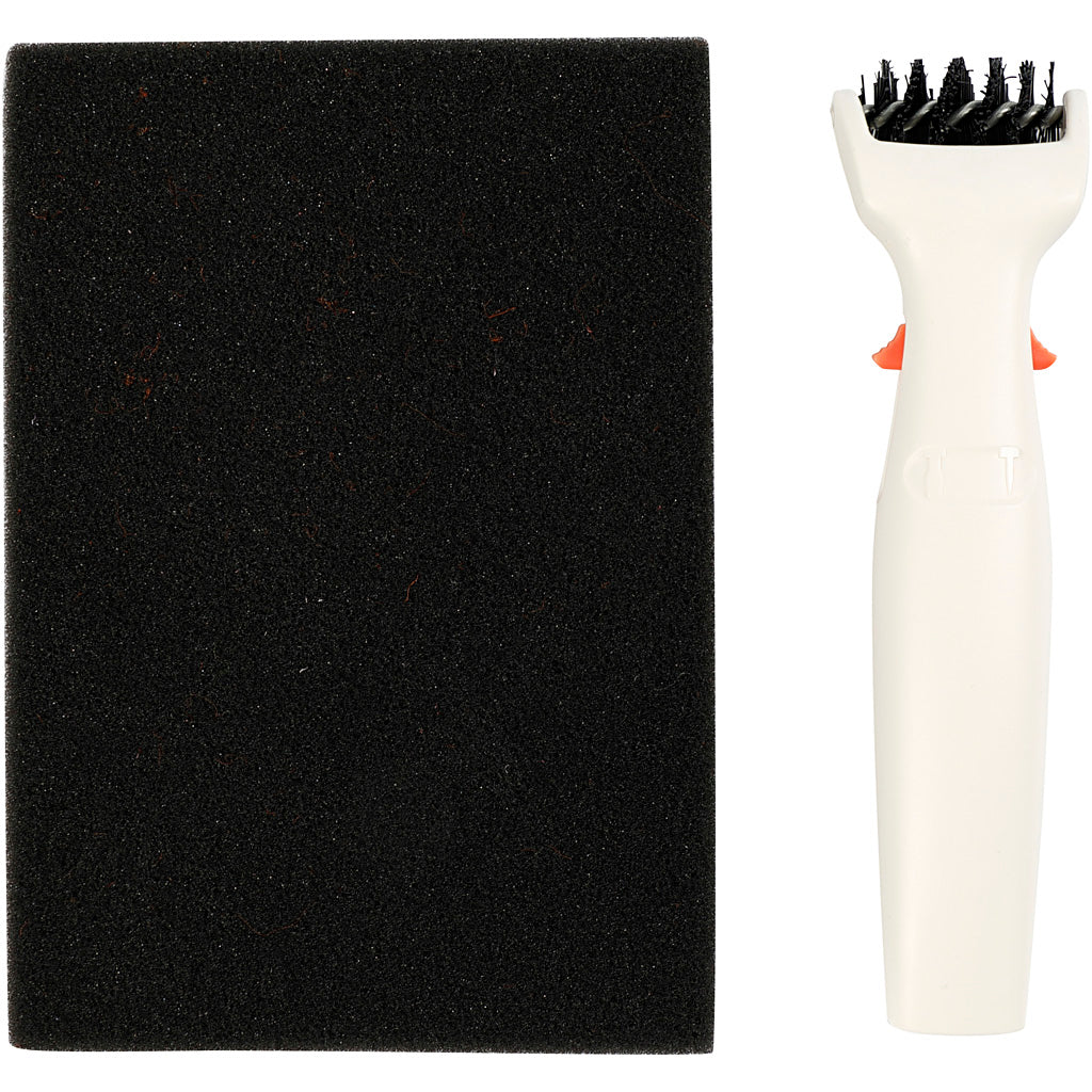 Creativ Company Schneideschablone, Pinselschaumpolster, Größe 4x15,5 cm, 1 Stück