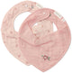 Little Dutch 2er-Pack Bandana-Lätzchen – Pink – Essentials