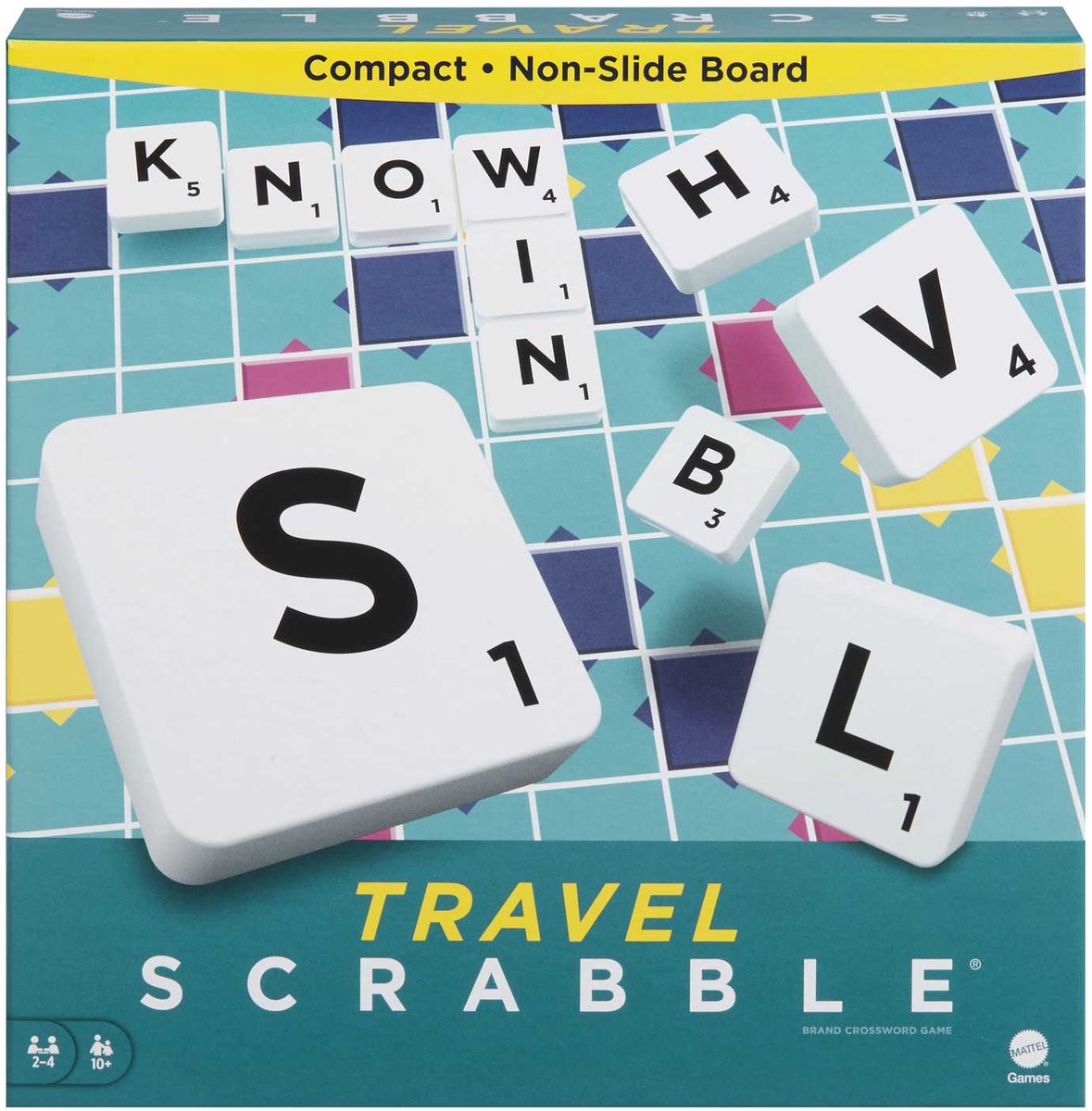 Mattel Games Scrabble Travel – Niederländische Ausgabe