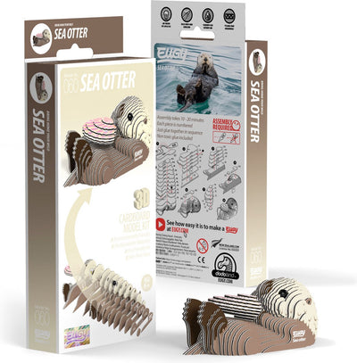 Eugy 3D-Puzzle – Seeotter – Meerestiere – nachhaltig – alle sammeln – 6 Jahre