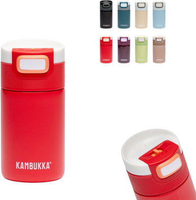 Kambukka Etna Kaffee- und Teetasse 300 ml – Thermoskanne – Coral Crush