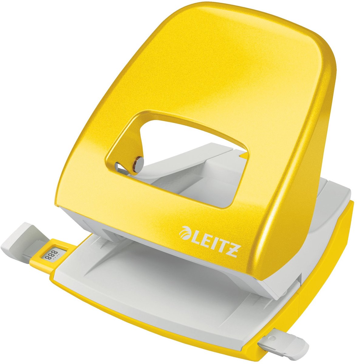 Leitz Wow Locher 2-Loch – stanzt bis zu 30 Blatt – Gelb