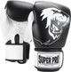 Super Pro Combat Gear Undisputed Boxsackhandschuhe Leder Schwarz Weiß Extra Large