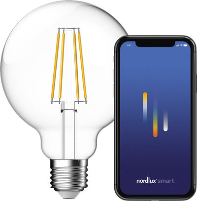 Nordlux g95-Lichtquelle-Smart-Filament-E27-klar-2200k 6500k