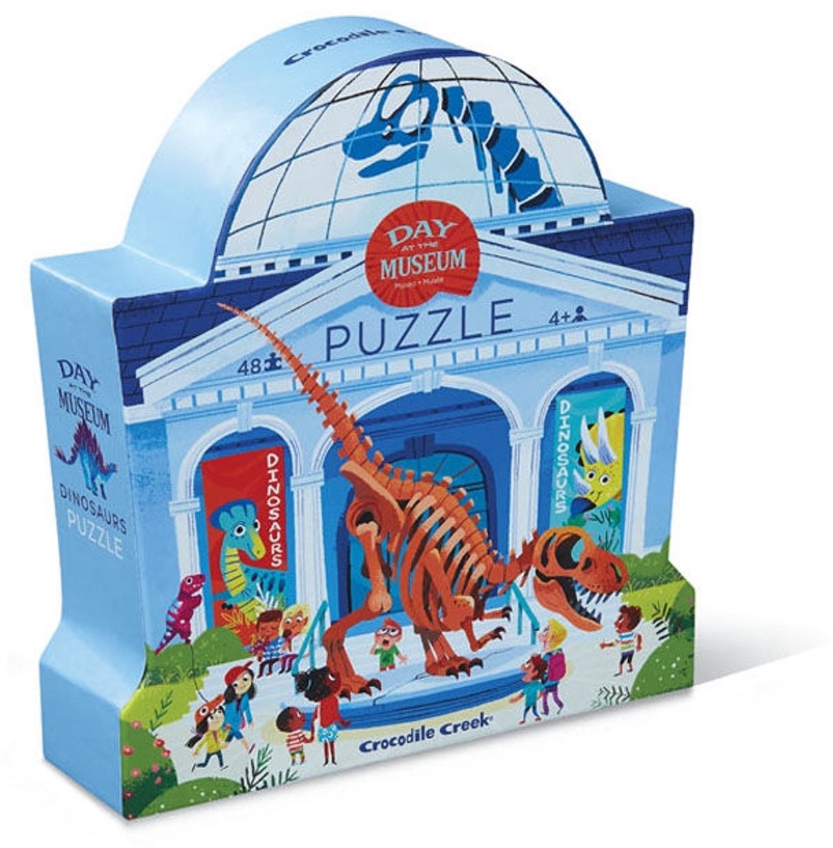 Crocodile Creek – Dino-Puzzle – Tag im Museum – 48 Teile