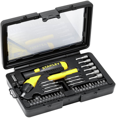 Stanley 38-teiliger Ratschen-Bitsatz mit Pistolengriff – 0-63-038