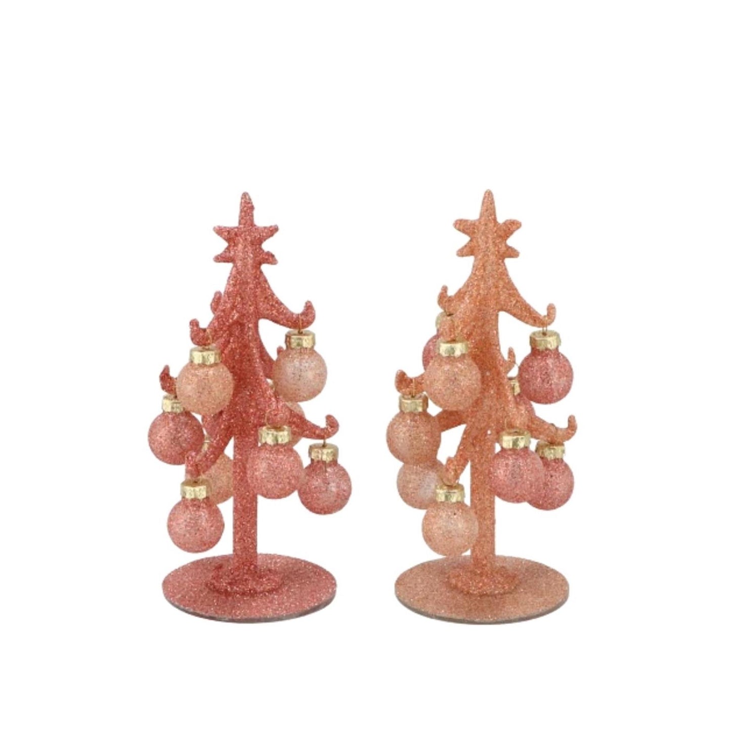 Weihnachtsbaum funkelnd nackt 15cm 2 sortiert