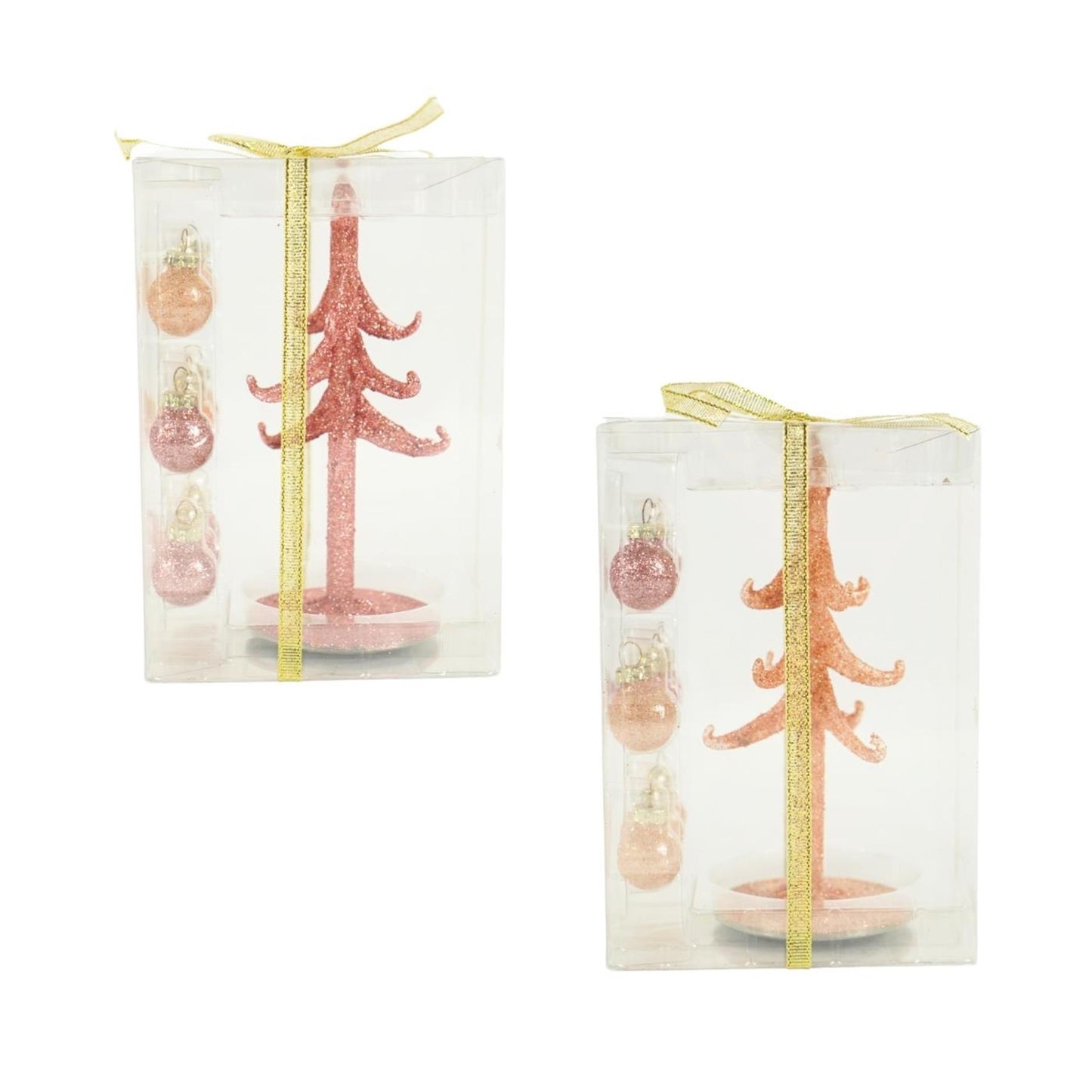 Weihnachtsbaum funkelnd nackt 15cm 2 sortiert