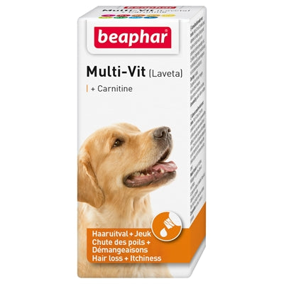 Beaphar Multi-Vit Laveta + Carnitinhund