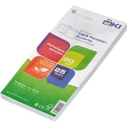 Öki Briefumschläge 42968 Papier FSC weiß