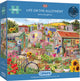 Gibsons – Leben auf dem Kleingarten (von Janice Daughters) – 1000 Teile 68×49cm (B×H) – Puzzle für Erwachsene