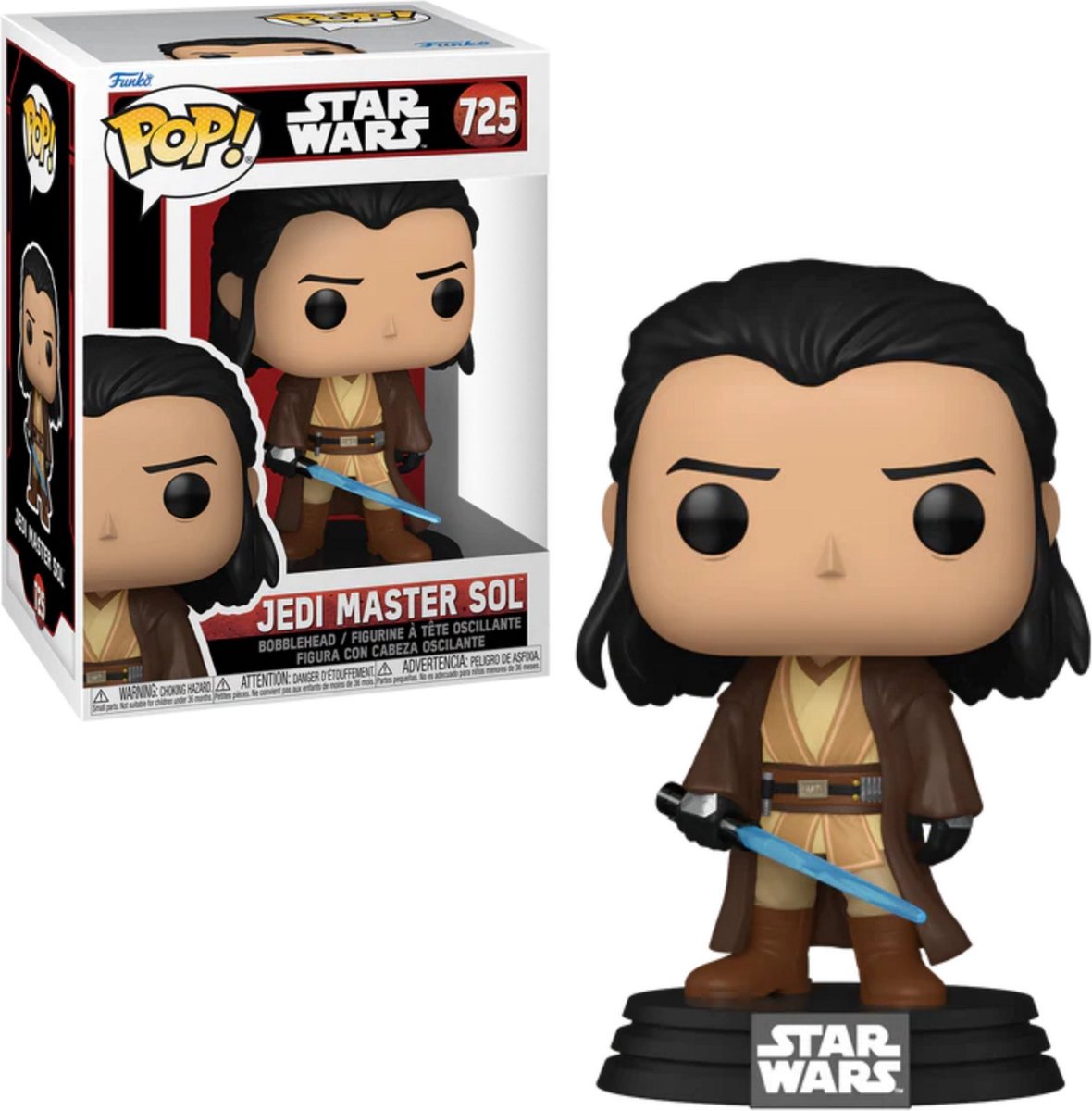 Funko Star Wars The Acolyte – Jedi Master Sol Vinylfigur 725 Pop! mehrfarbig