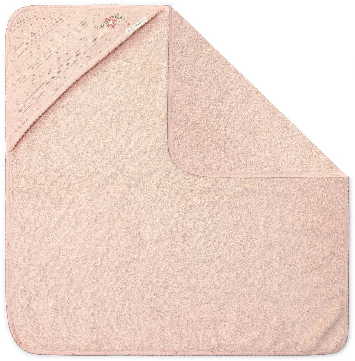 Little Dutch Badeumhang – Rosa – 75 x 75 – Essentials