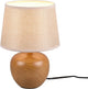 Rl Live Your Light Reality Luxor - Tischleuchte - Holzelement - exkl. 1x e14 28w - Schnurschalter