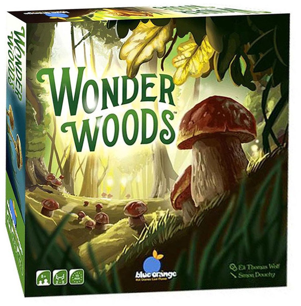 Geronimo Spiele Blau Orange Brettspiel Wonder Woods