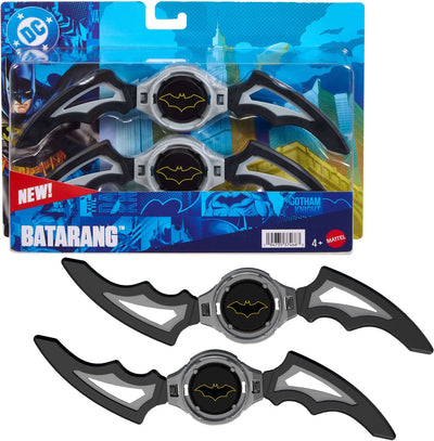 Mattel DC Premier Batlink Batarang-Spielzeug für Kreiselspiel – kultige Batman-Bumerang-Waffe, 20 cm breit