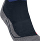 Falke TK2 Anti-Blister Wandersocken aus dickem Woll-Funktionsmaterial Herren blau - Größe 39-41